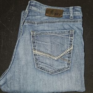 BKE Blue Fulton Bootcut Jeans